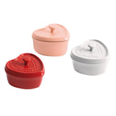 Staub Stoneware Mini Heart Cocottes, Set of 3