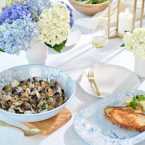 Sur La Table Hydrangea Melamine Serving Bowl