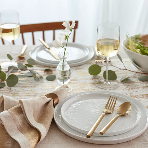 Sur La Table Gold Splatter Runner, 16"x108"