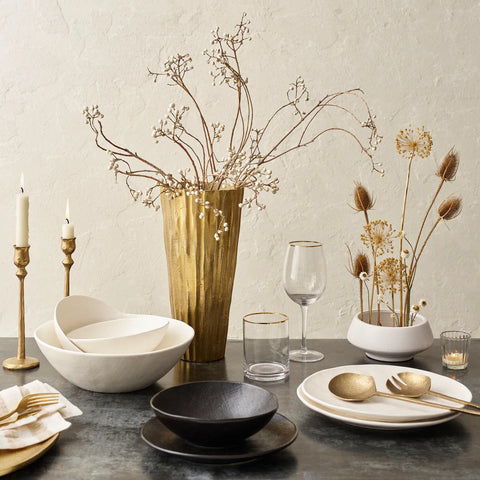 Sur La Table Optic Gold Rim Wine Glass