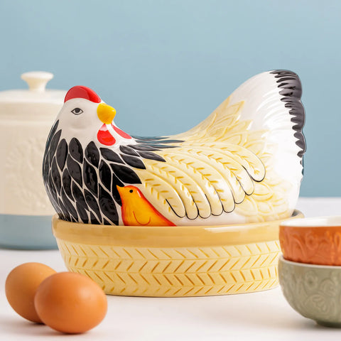 Mason Cash Home to Roost Mother Hen Storage Container