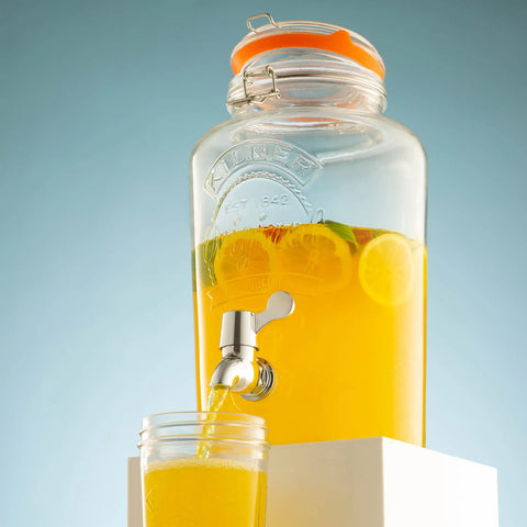 Kilner Clip Top Round Dispenser, 2.1 gal.