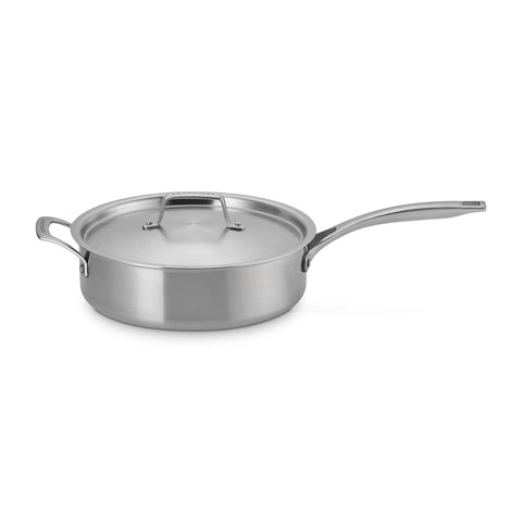 Le Creuset Essential Stainless Steel Sauté Pan, 4.5 qt.