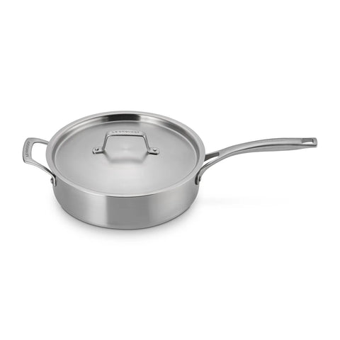 Le Creuset Essential Stainless Steel Sauté Pan, 4.5 qt.