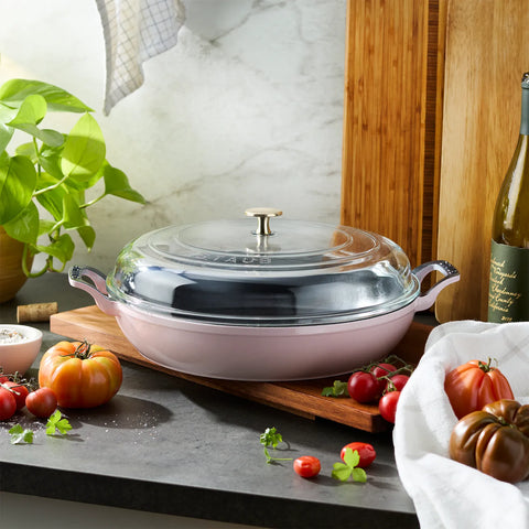 Staub Heritage All-Day Pan with Domed Glass Lid, 3.5 qt.