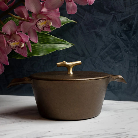 Nest Polished Cast Iron Dutch Oven, 3.5 qt.
