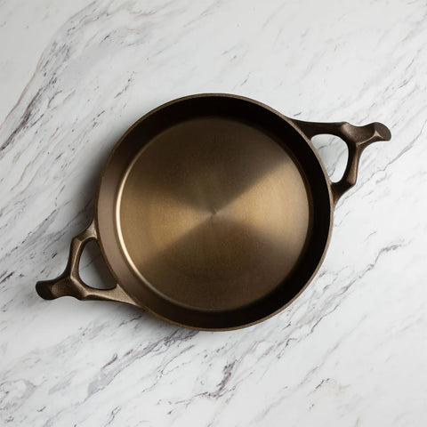 Nest Polished Cast Iron Open Braising Pan, 12"