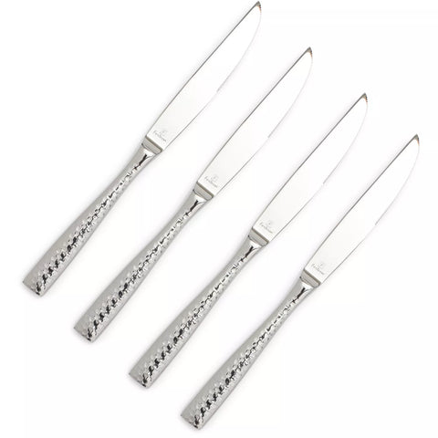 Fortessa Lucca Faceted Steak Knives, Set of 4