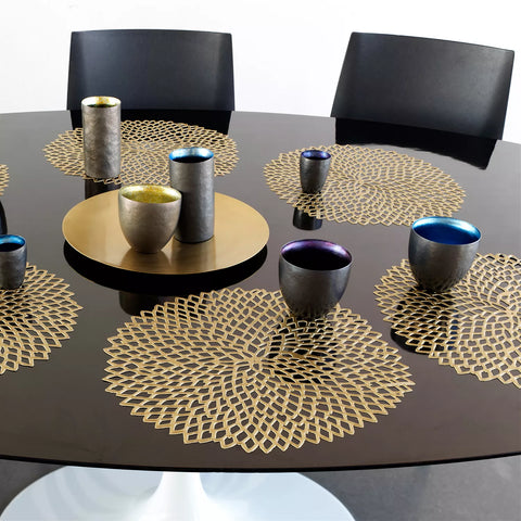 Chilewich Pressed Dahlia Placemat, 14"