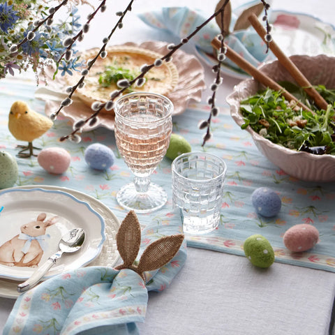 Sur La Table Basketweave Double Old-Fashioned Glass