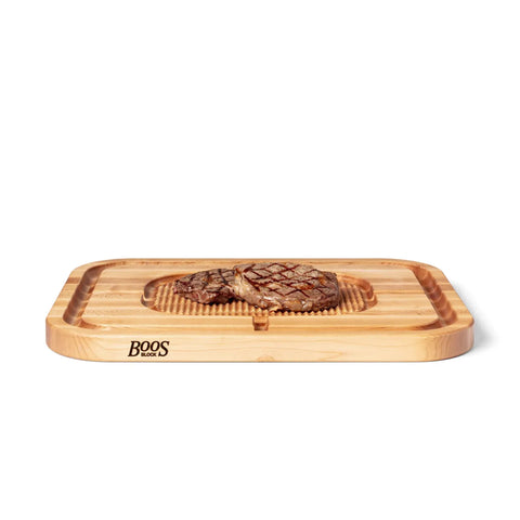 John Boos Maple Edge-Grain Carving Board, 24" x 18" x 1.5"