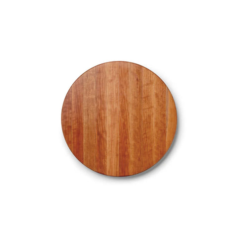 John Boos Cherry Edge-Grain Round Cutting Board, 18" x 1.5"