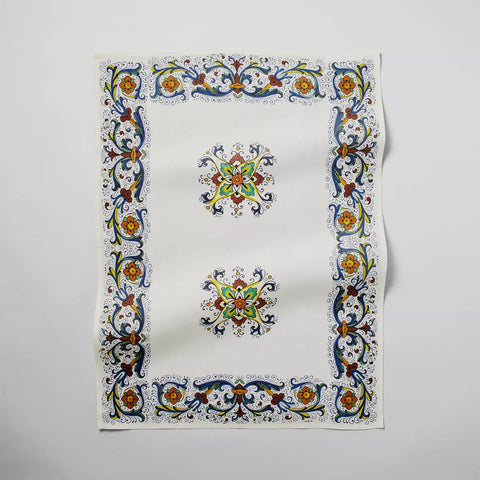 Sur La Table Deruta-Style Linen Kitchen Towel