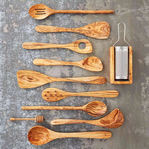 Sur La Table Olivewood Honey Dipper