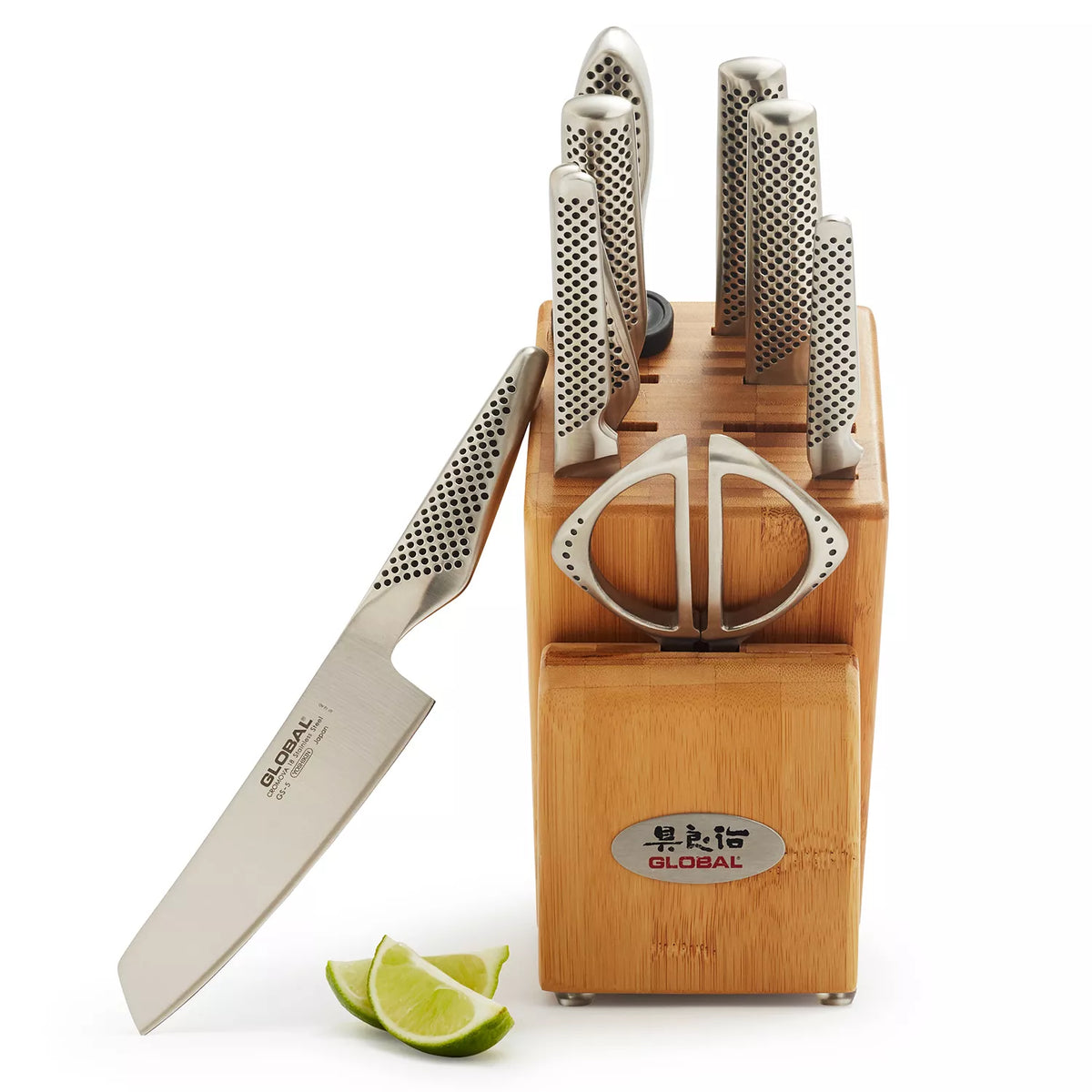 Global Takashi 10-Piece Knife Block Set