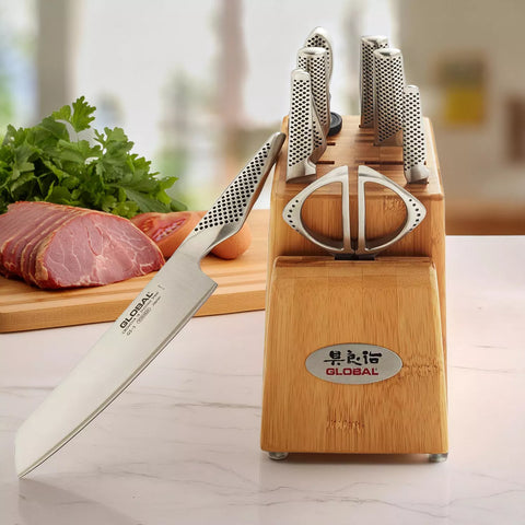 Global Takashi 10-Piece Knife Block Set