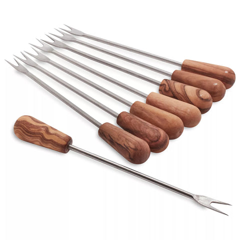 Sur La Table Italian Olivewood Appetizer Picks, Set Of 8