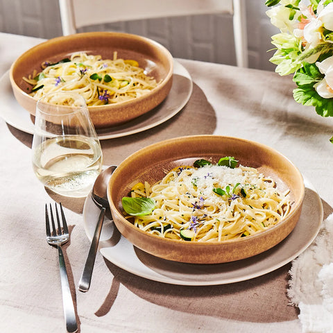 Sur La Table Lucent Reactive Glaze Pasta Bowl