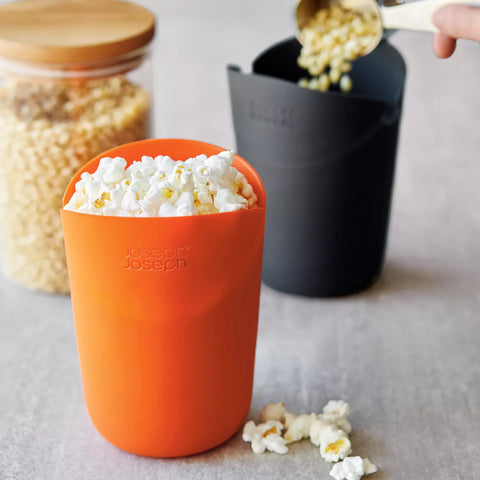 Joseph Joseph M-Cuisine Microwave Single-Serve Popcorn Maker, Set of 2