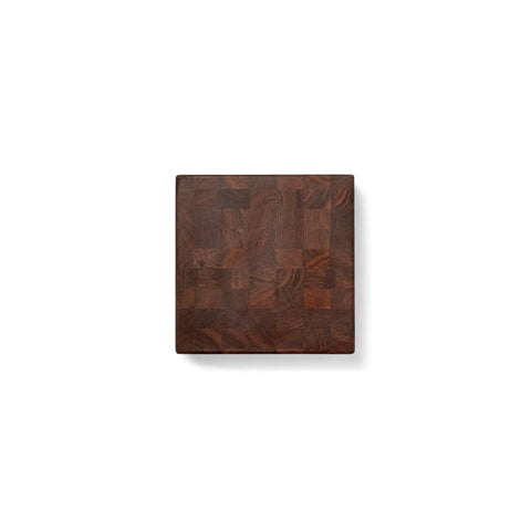 John Boos Walnut End-Grain Reversible Square Chopping Block, 12" x 12" x 3"