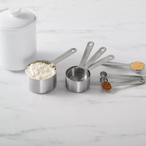 Sur La Table Stainless Steel Measuring Cups & Spoons, Set of 8