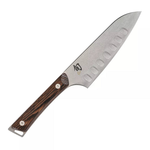 Shun Kanso Hollow-Edge Santoku, 5.5"