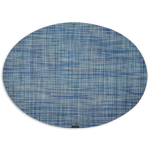 Chilewich Mini Basketweave Oval Placemat, 14" x 19.25"