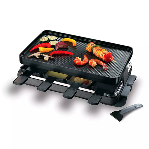 Swissmar Classic Raclette Party Grill with Reversible Grill Plate