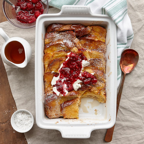 Le Creuset Heritage Stoneware Covered Baker, 4 qt.