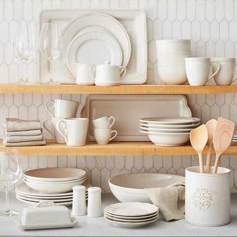 Sur La Table Pearl Stoneware Appetizer Plate
