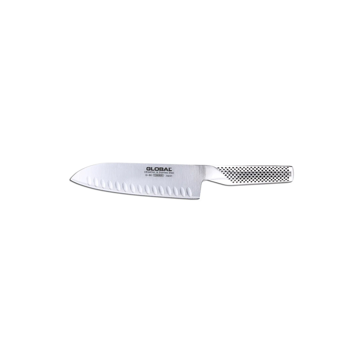 Global Hollow-Edge Santoku, 7"