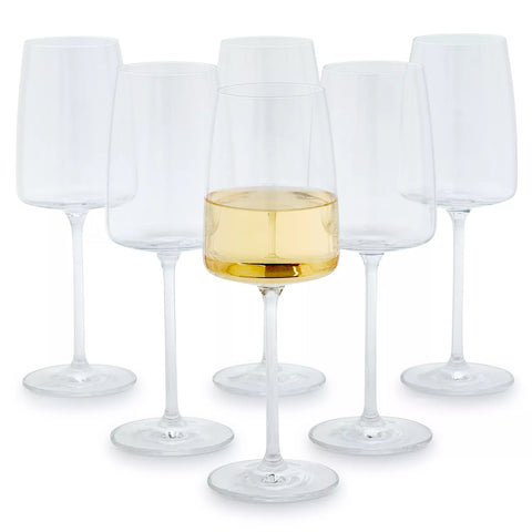 Schott Zwiesel Sensa Soft-White Wine Glasses, Set of 6