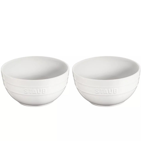 Staub Stoneware Bowls, Set of 2