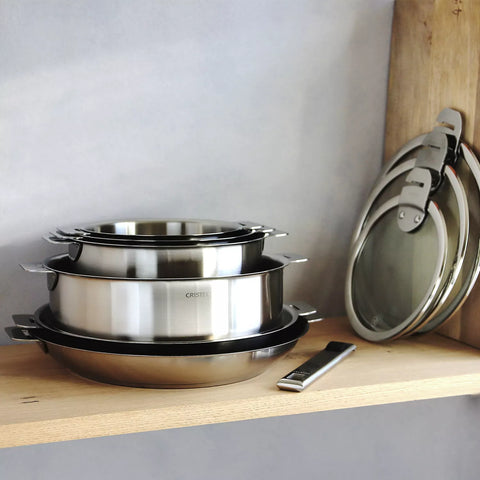 Cristel Strate 11-Piece Cookware Set