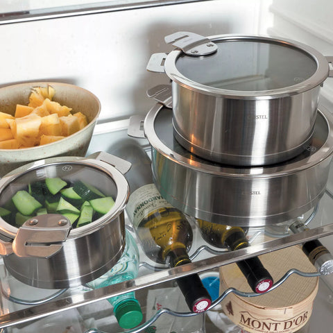 Cristel Strate 15-Piece Cookware Set