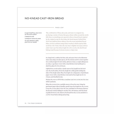 The Staub Cookbook: Modern Recipes for Classic Cast Iron