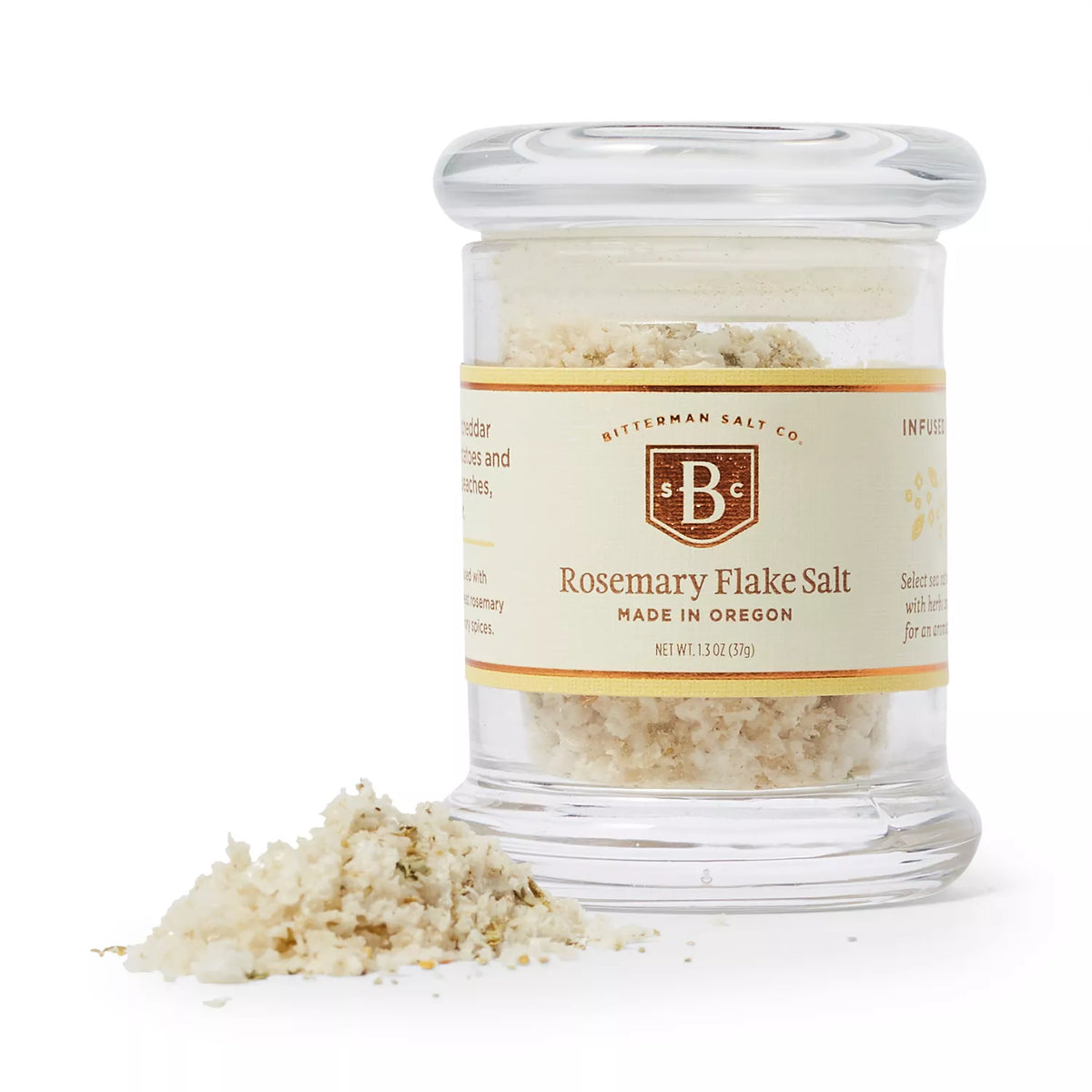 Bitterman Salt Co. Rosemary Flake Salt, 1.3 oz.