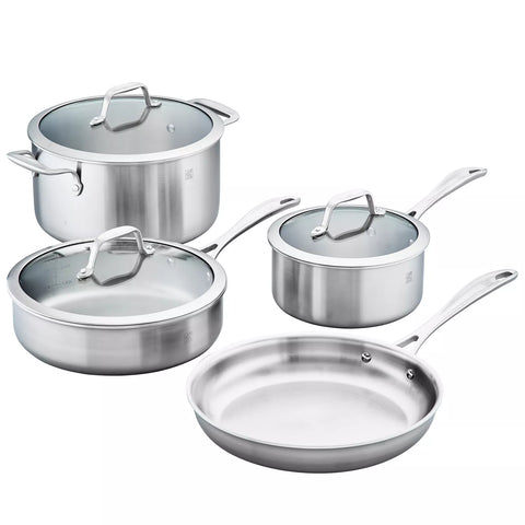 Zwilling Spirit Stainless Steel 7-Piece Cookware Set
