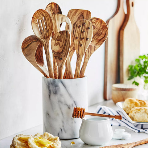 Sur La Table Olivewood Risotto Spoon