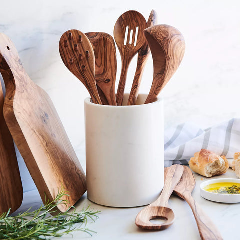 Sur La Table Olivewood Risotto Spoon