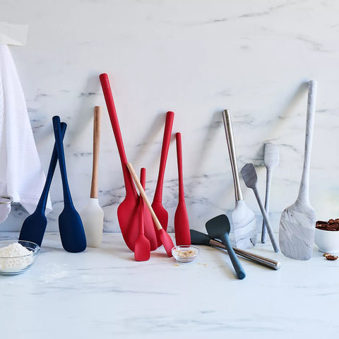 Sur La Table Flex-Core Silicone Spatula Spoon with Wood Handle