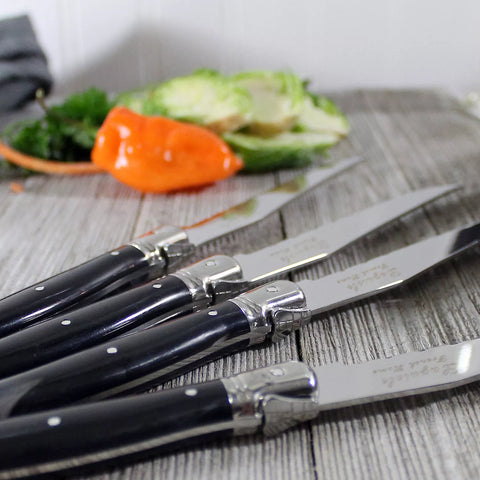 French Home Laguiole Steak Knives, Set of 4