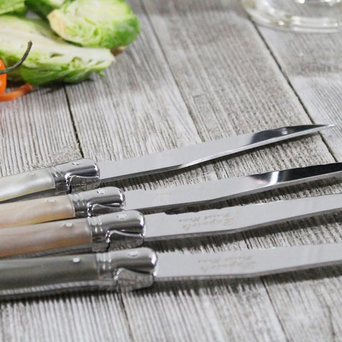 French Home Laguiole Steak Knives, Set of 4