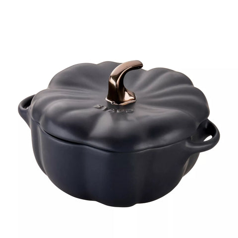 Staub Stoneware Mini Pumpkin Cocotte, .5 qt