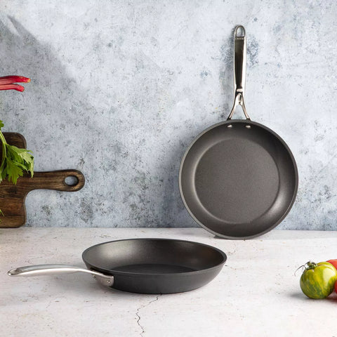 Cristel Castel’Pro ULTRALU Nonstick Skillets, 8" and 9.5" Set