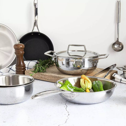 Cristel Castel’Pro ULTRALU Nonstick Skillets, 8" and 9.5" Set