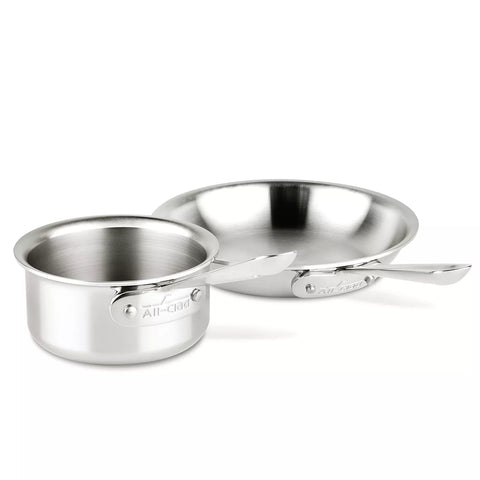 All-Clad D3 Stainless Steel 2-Piece Starter Set
