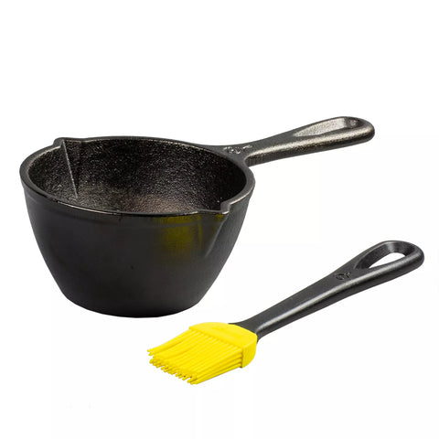 Lodge Basting Pot with Brush