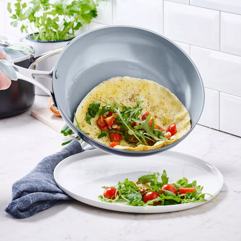 GreenPan Valencia Pro Ceramic Nonstick Skillets, Set of 2, 10" & 12"