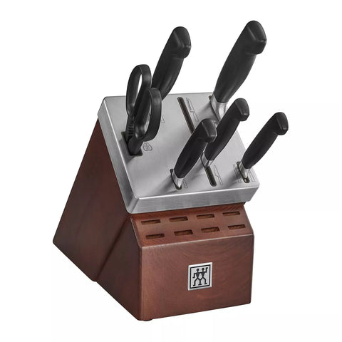 Zwilling J.A. Henckels Four Star Eco 7-Piece Self-Sharpening Knife Block Set